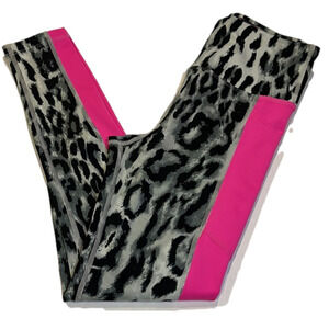 Leopard Print Pink Leggings